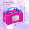 Growsun Balloon Pump Electric, Balloon Inflation Pump 110V 600W Portable Automatic Dual Nozzle Inflator with Tying Tools for Birthday Gender Reveal Baby Shower Party Decorations view 2
