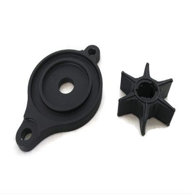 Boat Motor Water Pump Impeller & Cover Plate for Johnson Evinrude Outboard 0114812 0114997 Marine Engine