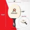 Professional Ping Pong Paddle with Hard Carry Case | Pro Table Tennis Racket | Table Tennis Paddle with Ergonomic Handle | 5 Blades of Wood with Premium Rubber and Sponge by AirBlades view 3