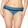Curvy Kate Junior's Standard Rock The Pool Foldover Brief, Petrol Blue, 20 view 1