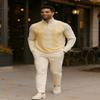 Stacy Adams Mens Sweater, Ombre Geometric Front Design (XXL, White) view 3