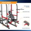 Marcy Smith Machine Home Gym System SM-4903, All-in-One Strength Training Cage with Weight Bench, Pulley, Squat Rack & Workout Stations for Full Body Workouts view 4