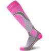 Pure Athlete Elite Wool Ski Socks - Lightweight Merino Wool Thermal Warm Skiing and Snowboarding Sock, for Men and Women (Small, 3 Pairs - Hot Pink) view 2