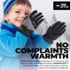 Tough Outdoors Kids Gloves - Kids Winter Gloves for Girls and Boys - Insulated & Waterproof for Cold Weather, Skiing, Toddler view 2