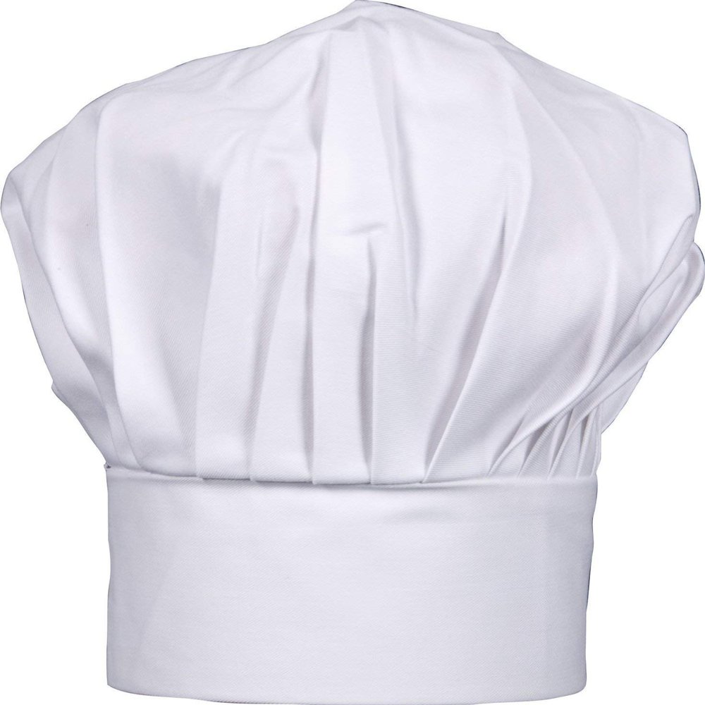 CHEFSKIN Kids Chef Hat White Adjustable Lite Twill (2X-Big Hairdo)