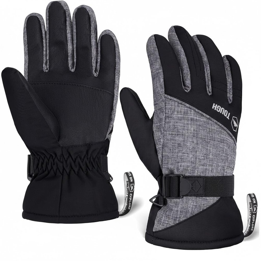 Tough Outdoors Kids Gloves - Kids Winter Gloves for Girls and Boys - Insulated & Waterproof for Cold Weather, Skiing, Toddler