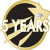 5 Years Star Achievement Pins - 5 Years Corporate Embellished Lapel Pins 50 pack view 1