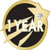 Crown Awards 1 Year Recognition Lapel Pins - 1 Year Gem Embellished Award Pin 50 Pack Prime view 1