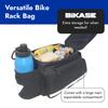 BiKase Big Daddy Expandable Rack Bag with Panniers, Ideal for E-bikes & Bicycles - Waterproof Rear Bike Trunk with Ice Compartment, Phone & Bottle Pockets, Reflective for Safety view 2