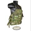 Sniper Light Weight Tactical Vest in Military Camo with Rear Molle Straps and Attached Tactical Belt view 2