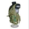 Sniper Light Weight Tactical Vest in Military Camo with Rear Molle Straps and Attached Tactical Belt view 3