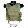 Sniper Light Weight Tactical Vest in Military Camo with Rear Molle Straps and Attached Tactical Belt view 4