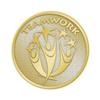 Teamwork Gold Lapel Pin Awards - Teamwork Motivational Pin Award 100 Pack Prime view 1