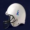 Small Teal & Purple Ribbon Decal/Sticker (1 Decal - Retail) view 2