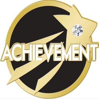 Achievement Gem Embellished Lapel Pins - 1" Achievement Lapel Pin 100 Pack