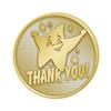 Thank You Gold Lapel Pins - Thank You Gold Star Award Pin 100 Pack Prime view 1