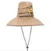 Gravity Outdoor Co. Patch Ultra 5" Brim Straw Sun Hat w/Panel Holes Natural view 2