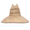 Gravity Outdoor Co. Patch Ultra 5" Brim Straw Sun Hat w/Panel Holes Natural view 4