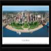 Blakeway Worldwide Panoramas St. Louis, Gateway Arch National Park Print, 42 inches x 15.5 inches, Select Frame with Single mat view 1