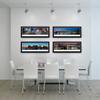 Blakeway Worldwide Panoramas St. Louis, Gateway Arch National Park Print, 42 inches x 15.5 inches, Select Frame with Single mat view 4