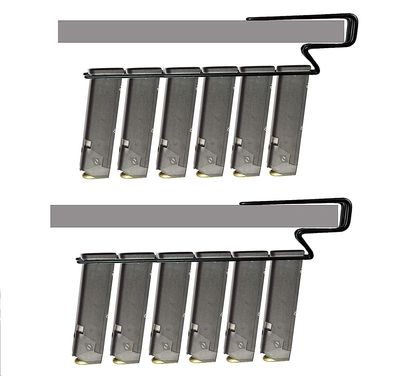 E-ONSALE Universal Handgun Pistol Magazine Hanger Holder (Pack of 2)