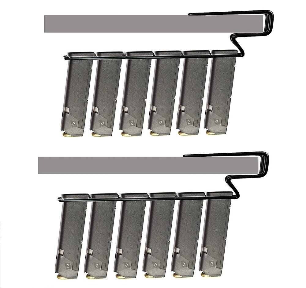 E-ONSALE Universal Handgun Pistol Magazine Hanger Holder (Pack of 2)