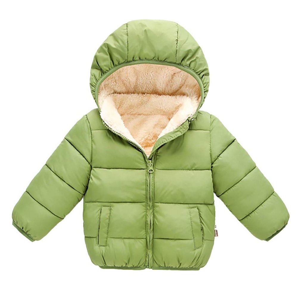 Baby Toddler Boy Girl Winter Clothes Hoodie Warm Coat 1-6 Years Old,Kid Hooded Water Resistant Windbreaker Jacket (4-5 Years Old, Navy)