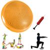 Stability Balance Disc with Hand Pump - Inflated Exercise Wobble Cushion, Kid's Air Seat Wiggle Chair Sitting Disk, Lumbar Pain Relief Support Board for Classroom Office Chair - Core Training (yellow) view 1