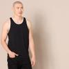 Amazon Essentials Slim-Fit Men's Tank, Black/White, Large - Casual Wear view 3