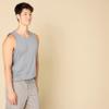 Amazon Essentials Men's Regular-Fit Sleeveless Tank Tops, Light Grey Heather, Medium view 3