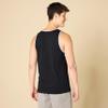 Amazon Essentials Men's Regular-Fit Sleeveless Tank Tops, Black/White, X-Small view 2