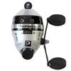 ProFISHiency Professional Fishing Reels | Anodized Spincast Reel | 4.1:1 Gear Ratio | Aluminum Handle w/EVA Knobs | Pre-Spooled w/ 8lb Abrasion Resistant Monofilament Line view 2