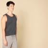 Amazon Essentials Men's Regular-Fit Sleeveless Tank Tops, Charcoal Heather, Medium view 3