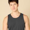 Amazon Essentials Men's Regular-Fit Sleeveless Tank Tops, Charcoal Heather, Medium view 4