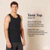 Amazon Essentials Slim-Fit Men's Tank, Navy/Yellow, X-Large - Casual Wear view 2
