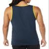 Amazon Essentials Slim-Fit Men's Tank, Navy/Yellow, X-Large - Casual Wear view 3