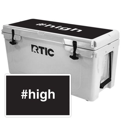 MightySkins (Cooler Not Included) Skin Compatible with RTIC 65 Cooler Lid (2017 Model) - High | Protective, Durable, and Unique Vinyl Decal wrap Cover | Easy to Apply | Made in The USA