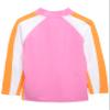 SunBusters Girls L/S Rash Guard(UPF 50+), Pink Bloom, 6/7 yrs view 2