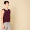 Amazon Essentials Men's Regular-Fit Sleeveless Tank Tops, Blue Burgundy, XX-Large view 3
