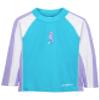SunBusters Girls L/S Rash Guard(UPF 50+), Maui Blue, 6/7 yrs view 1