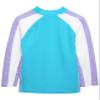 SunBusters Girls L/S Rash Guard(UPF 50+), Maui Blue, 6/7 yrs view 2