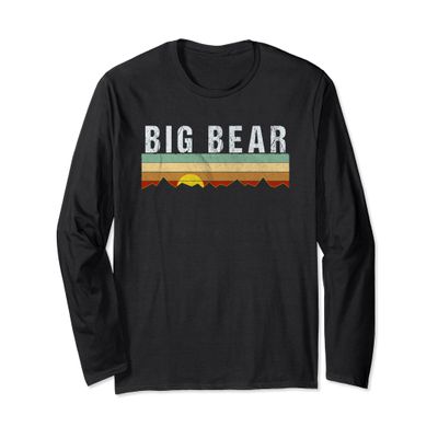Vintage Big Bear Retro Long Sleeve T-Shirt