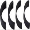 microSHIFT Front Derailleur Clamp Shim Kit, 31.8mm and 28.6mm view 2