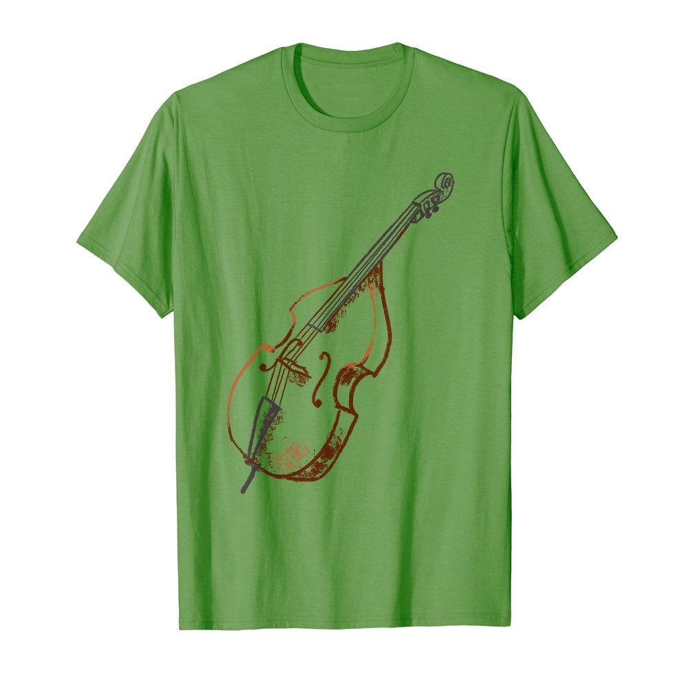 Contrabass Double bass Music T-shirt Tee Tees T Shirt Tshirt