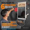 JOOLA Game Room Organizer with Ping Pong Paddle Holder, Table Tennis Ball Basket, Scoreboard, and Chalkboard view 2