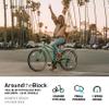 sixthreezero Around The Block Women's Beach Cruiser Bike, Hybrid Bicycle with Rear Rack view 2