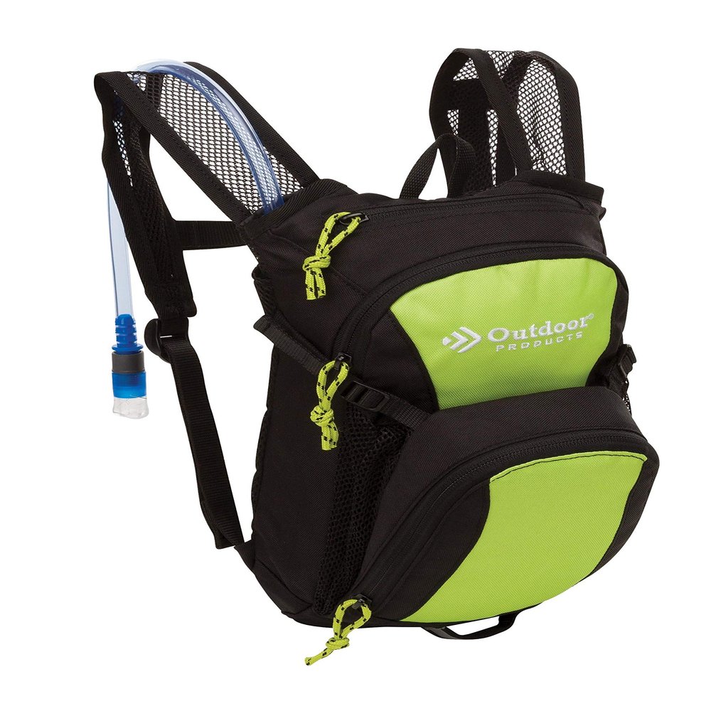 Outdoor Products Tadpole Hydration Pack (Black) (Violet Tulip) (Acid Lime)