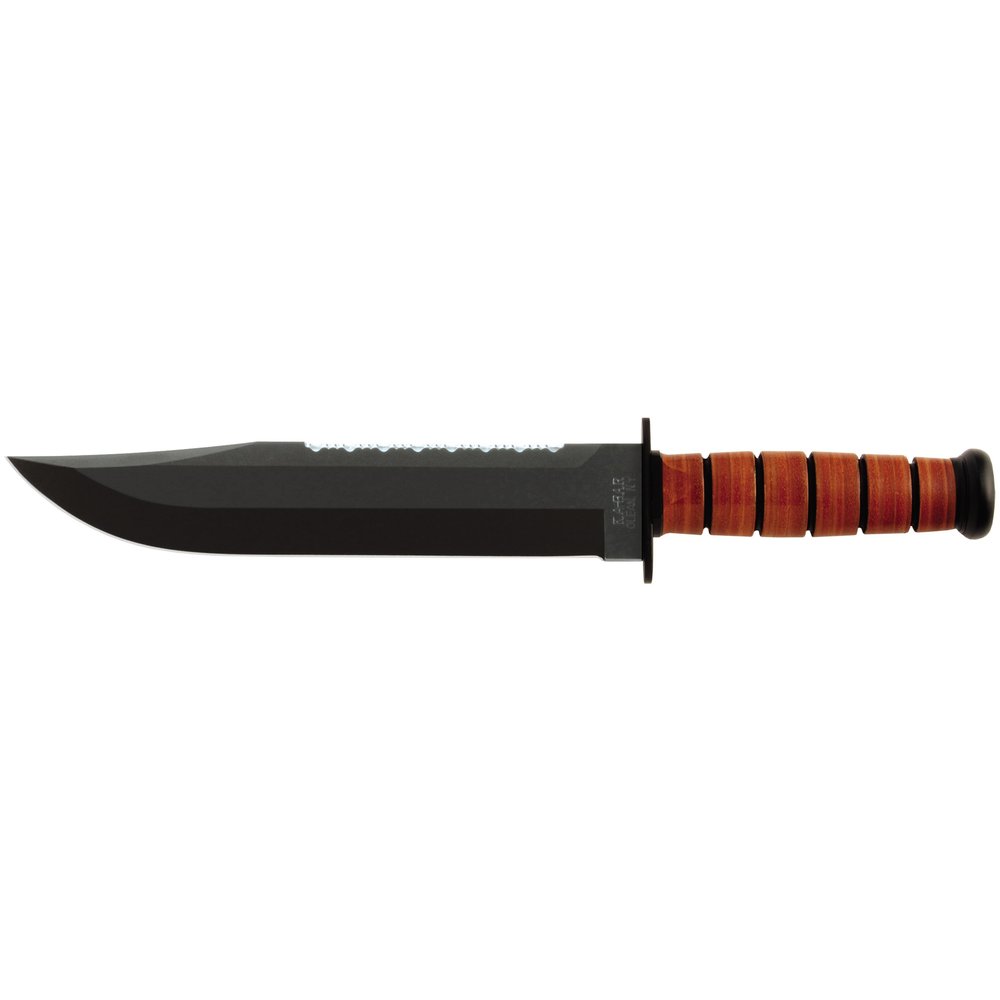 Ka-Bar Leather Handled Big Brother 2217, UPC :617717222177