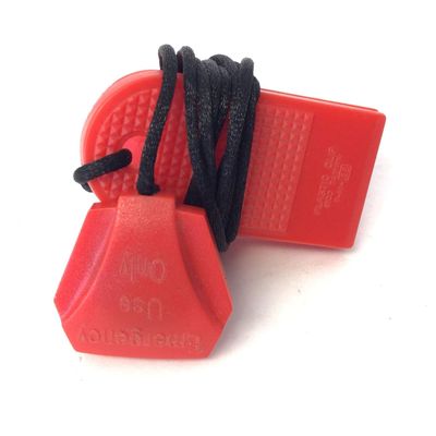 H.F Exchange Magnetic Safety Key Lanyard - Round Magnet Key with Braided Cord & Clip - Emergency Switch Lock Running Safety Replacement Key P/N 9FT0037 - Works with True Fitness PS 900