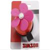 Simson Clear Bicycle Bell Flower Red & Pink Petal Rotation Tone view 2